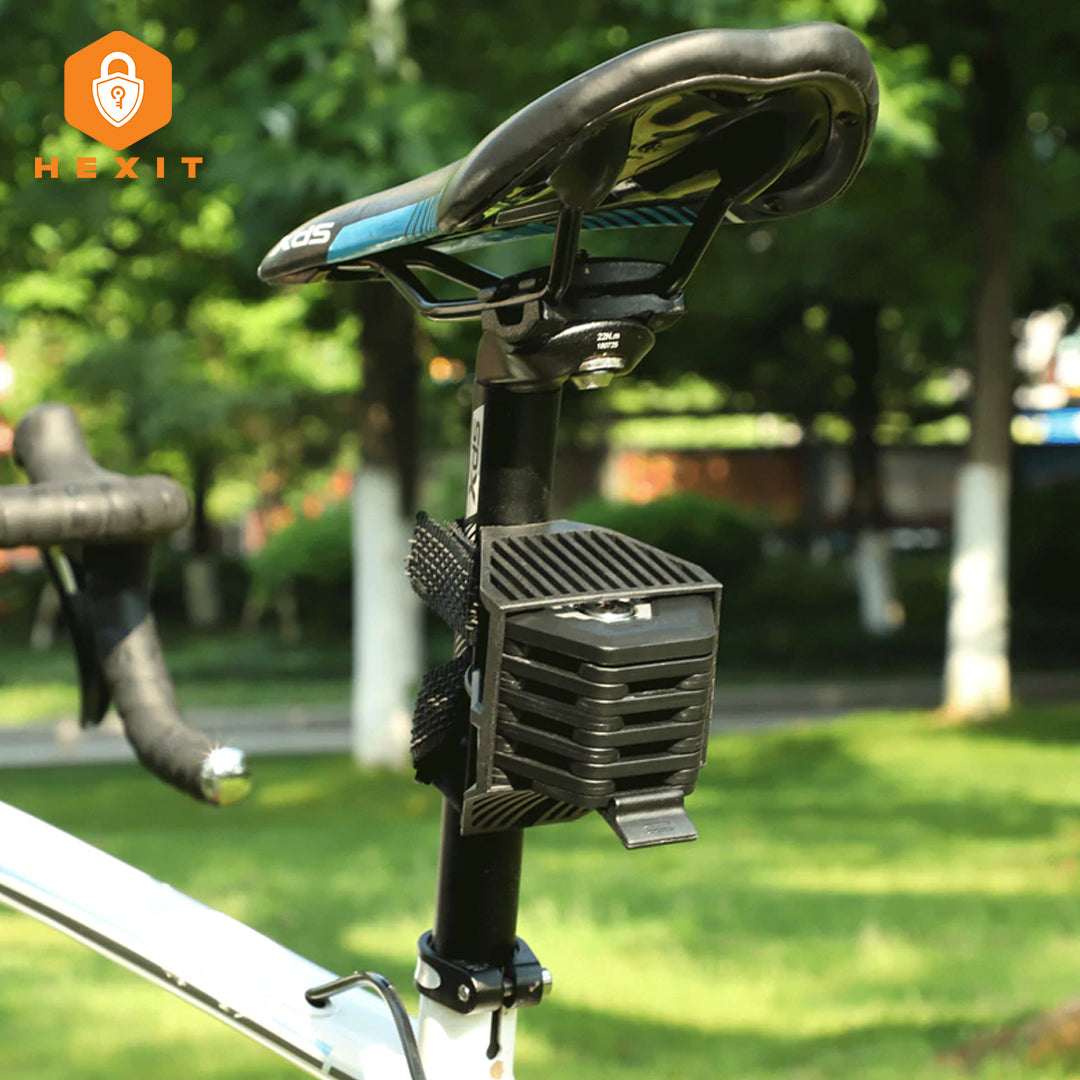 Uitgevouwen fietsslot; flexibel veiligheidsslot voor optimale fietsbeveiliging, robuust en antidiefstal.