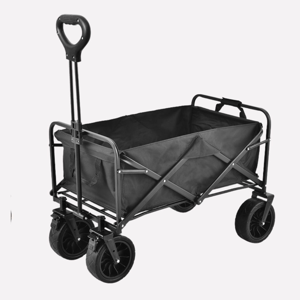 Praktische hulpwagen voor tuinieren: verplaats eenvoudig zware tuinaarde, gereedschap en planten.
