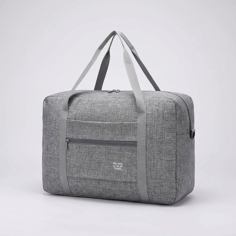Compacte opvouwbare Foldara reistas, ideaal als handbagage of eenvoudig op te bergen duffelbag.