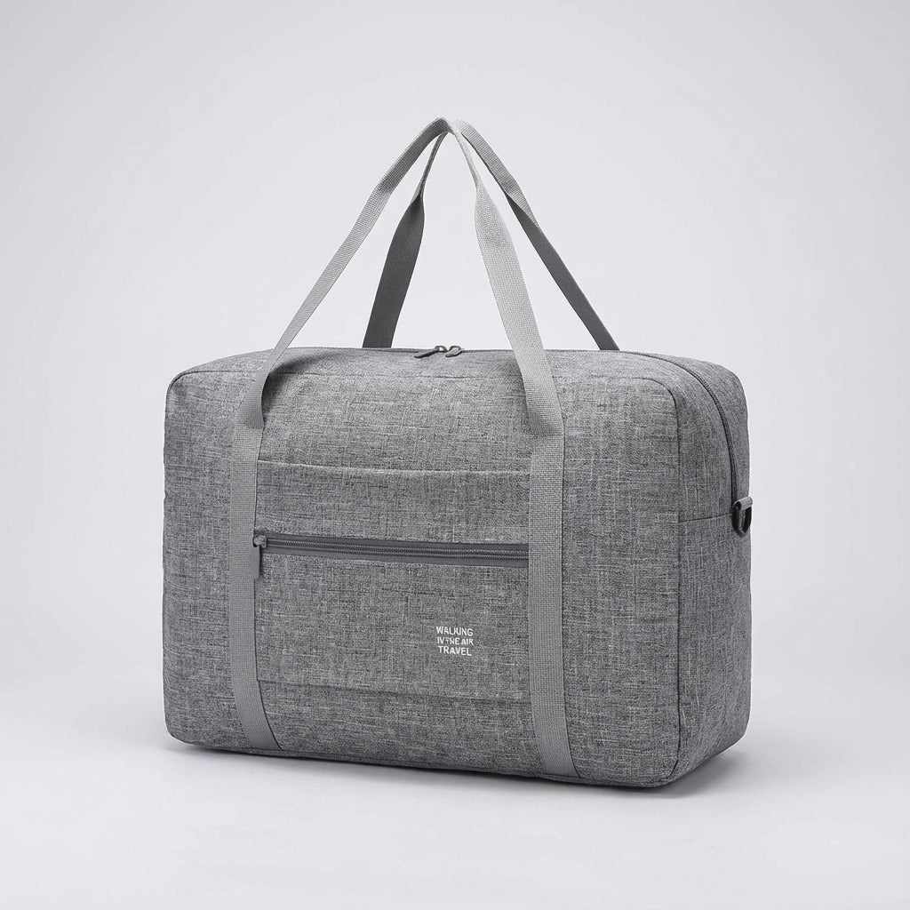 Compacte opvouwbare Foldara reistas, ideaal als handbagage of eenvoudig op te bergen duffelbag.