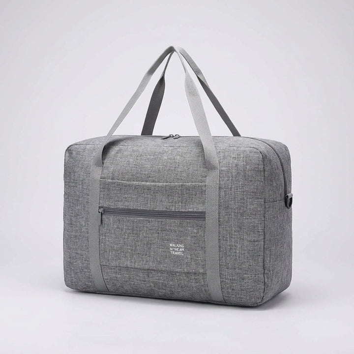 Compacte opvouwbare Foldara reistas, ideaal als handbagage of eenvoudig op te bergen duffelbag.