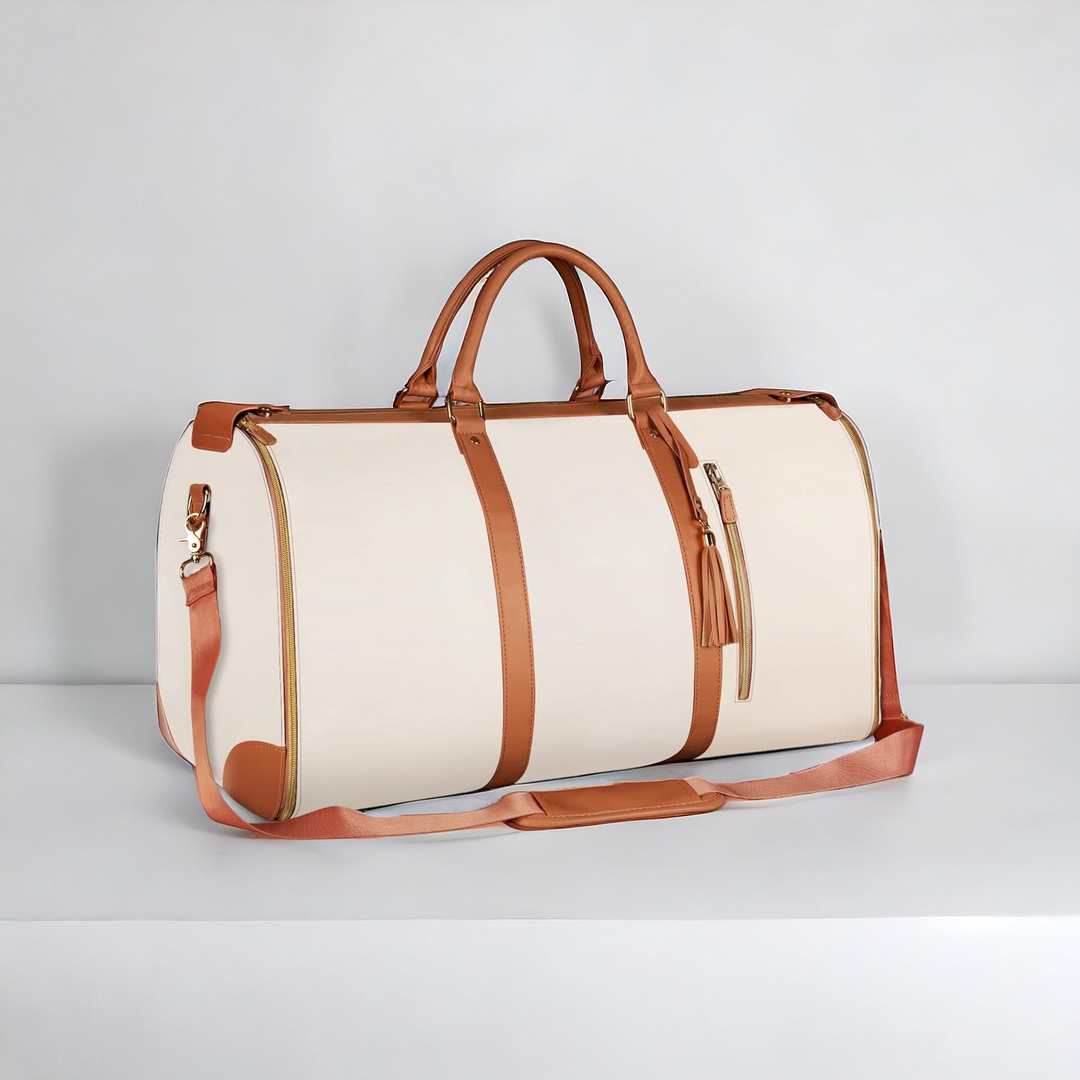 Opvouwbare reis duffel tas voor dames/heren, ideaal als handbagage, waterbestendig en kreukvrij inpakken.