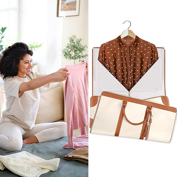 Veelzijdige opvouwbare duffel tas, geschikt als dames/heren reistas, weekendtas en handbagage.