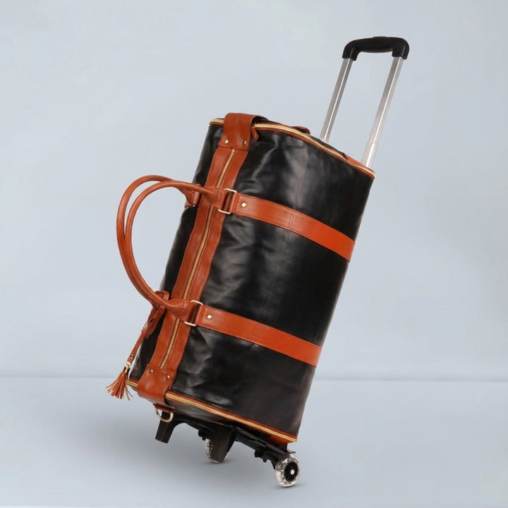 GlideTote opvouwbare reistas met wielen; slimme, waterdichte reisduffel voor moderne reizigers.