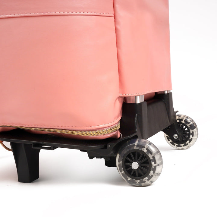 Grote opvouwbare reistas met soepele wielen, genoeg ruimte voor al je reisaccessoires.