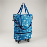 Blauw Met Bloem