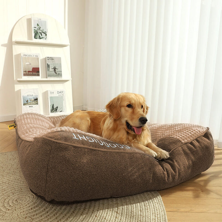 Groot orthopedisch hondenkussenbed, speciaal voor senior honden of honden met artritis, zeer comfortabel.
