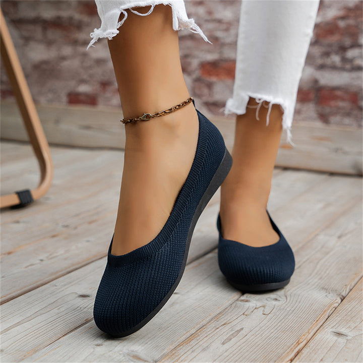 Stijlvolle dames ballerina's met orthopedische eigenschappen, zorgen voor elegantie en gezonde voetondersteuning.