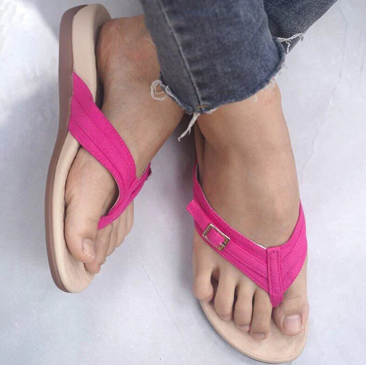 Hoogwaardige Amélie orthopedische dames sandalen: Duurzaam design voor langdurig voetcomfort.