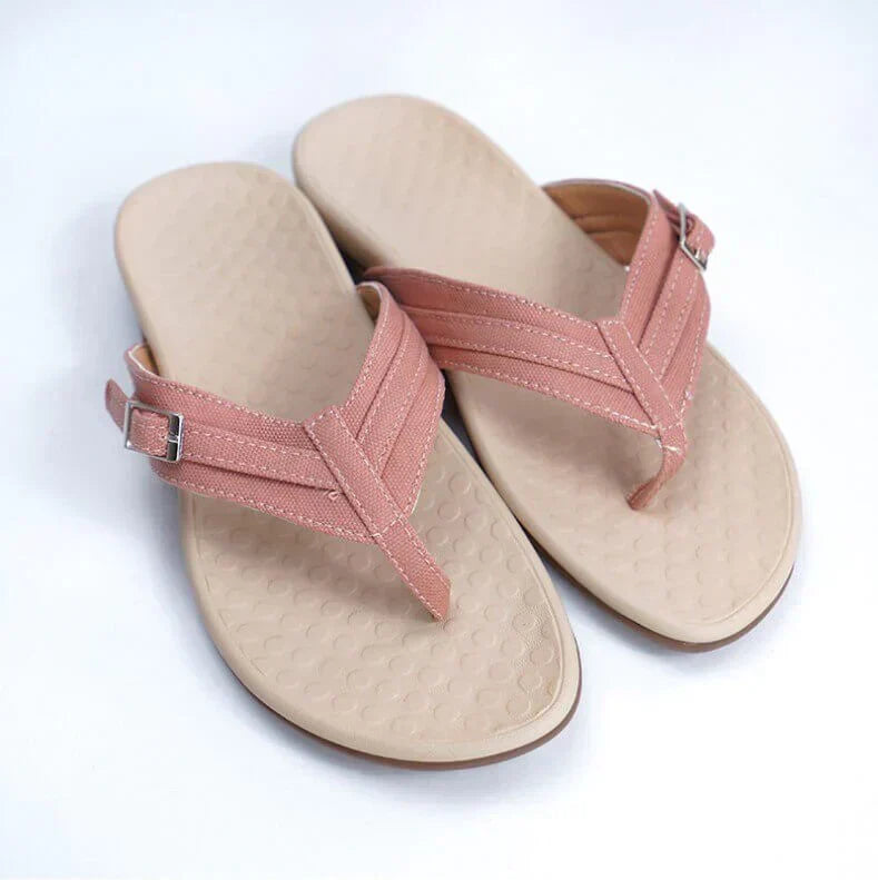 Amélie dames sandalen met voetondersteuning: Orthopedisch EVA-voetbed voor actieve vrouwen.