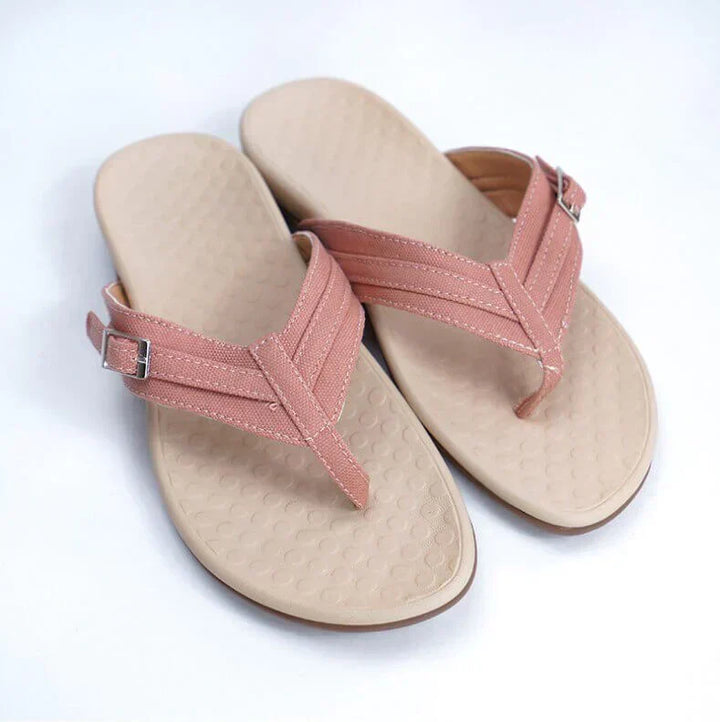 Amélie dames sandalen met voetondersteuning: Orthopedisch EVA-voetbed voor actieve vrouwen.