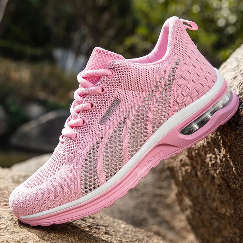 Orthopedische dames sneakers Elena: ultiem comfort, pijnverlichting voor wandelen en sporten.
