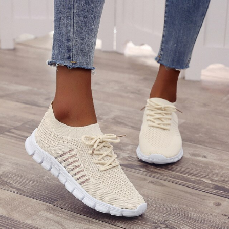 Orthopedische dames sneakers in blauw, ideaal voor dagelijks gebruik.