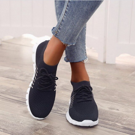 Comfortabele dames sneakers met steunzolen voor pijnverlichting.