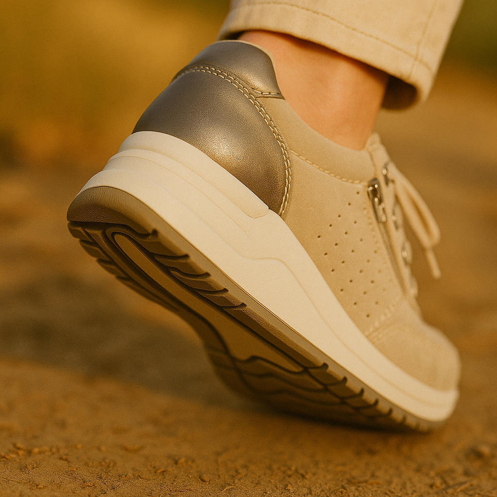 Ondersteunende dames wandelschoenen Isabella, ideaal voor voetgezondheid, comfort en stabiliteit bij elke stap.