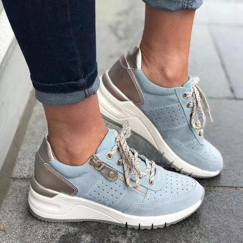 Dames orthopedische wandelschoenen Isabella: een perfecte mix van comfort, stijl en stabiliteit voor elke dag.