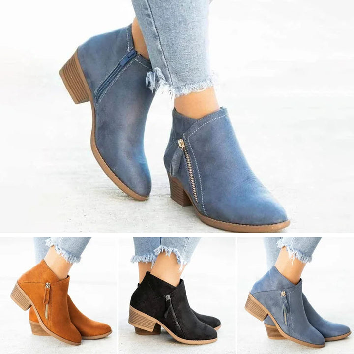 Elegante Hoymans orthopedische dameslaarzen, comfortlaarzen met stevige zool voor stijl en ondersteuning in de winter.