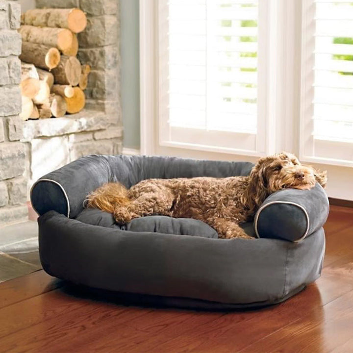 Orthopedische hondenbank CalmPaw Sofa met zachte vulling, ultiem comfort voor huisdieren.