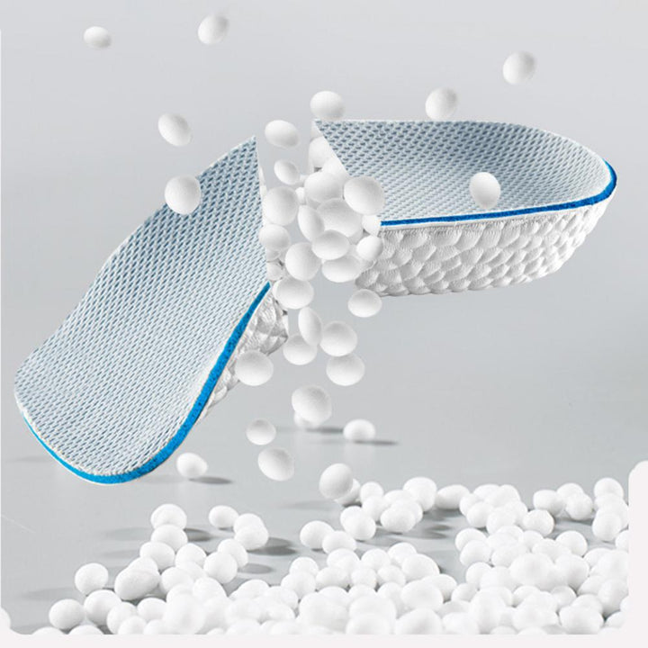 Discrete inlegzolen voor schoenen; bieden orthopedisch comfort, onzichtbare hoogteverhoging en verbeteren de houding.