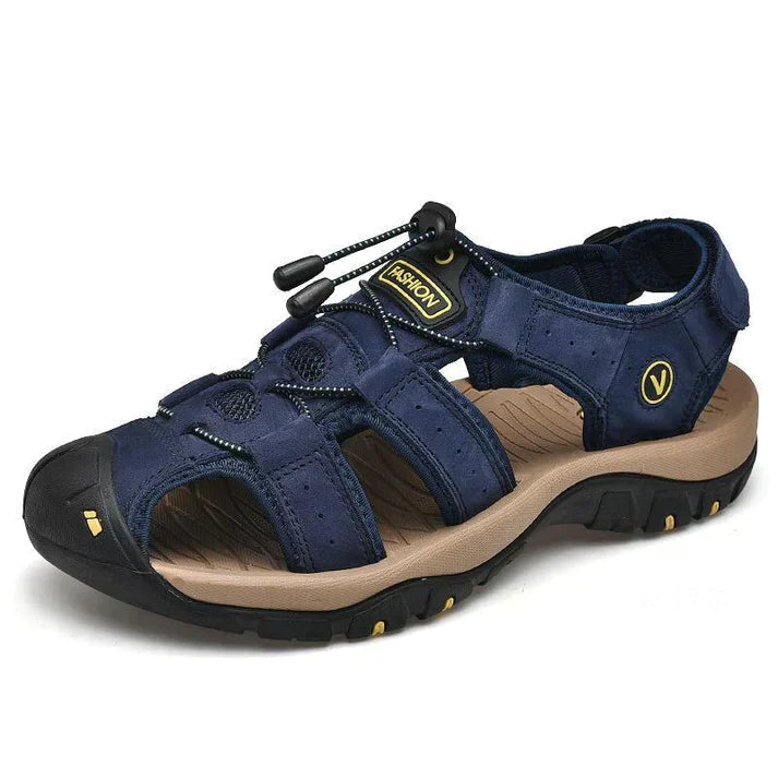 Orthopedische sandalen Victor voor heren, ultiem comfort en voetpijn verlichting. Ergonomisch design, ideaal voor zomer.