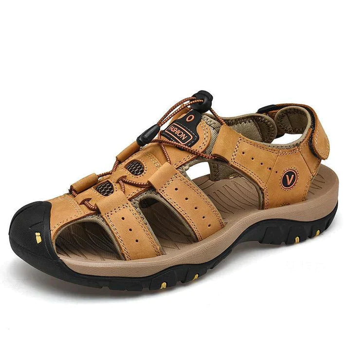 Victor orthopedische herensandalen met verstelbare banden. Ergonomische comfortsandalen voor brede voeten en optimaal comfort.