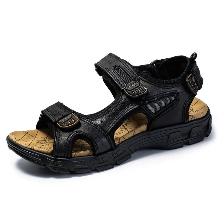 Hudson Orthopedische Sandalen voor heren, met verstelbare bandjes voor comfort en ondersteuning.