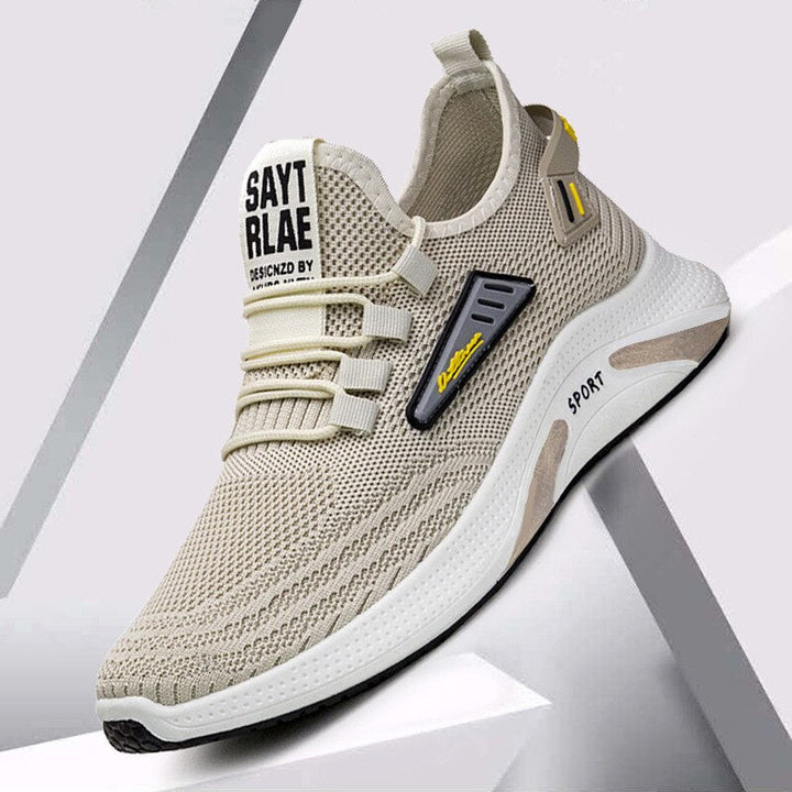 Orthopedische sportschoenen voor heren, stijlvol ontwerp, honingraatvoetbed, ademende mesh, ideaal voor dagelijks gebruik.