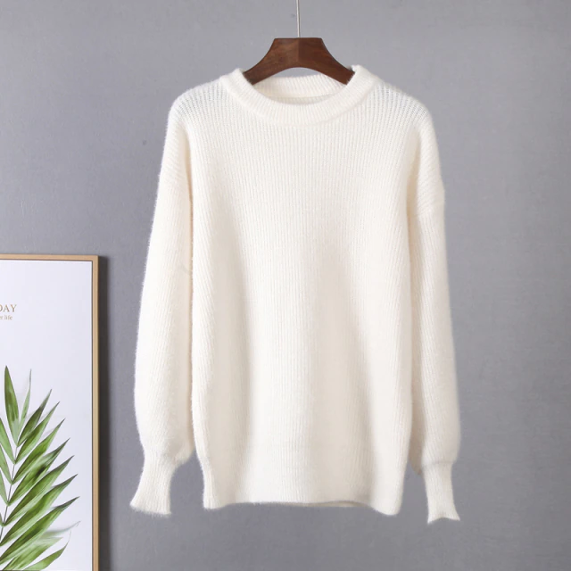 Oversized Romy trui, superzacht, trendy met geribbelde kraag en patroon, ideale vrouwenkleding voor elke gelegenheid.