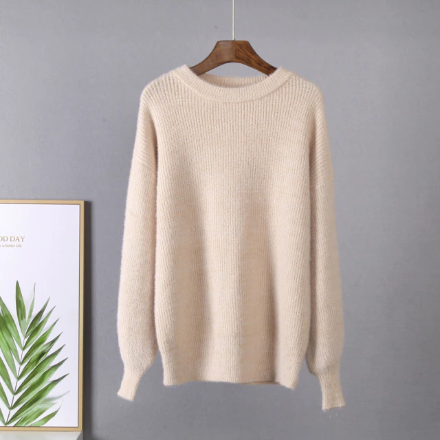 Oversized Romy trui, superzacht, trendy met geribbelde kraag en patroon, ideale vrouwenkleding voor elke gelegenheid.