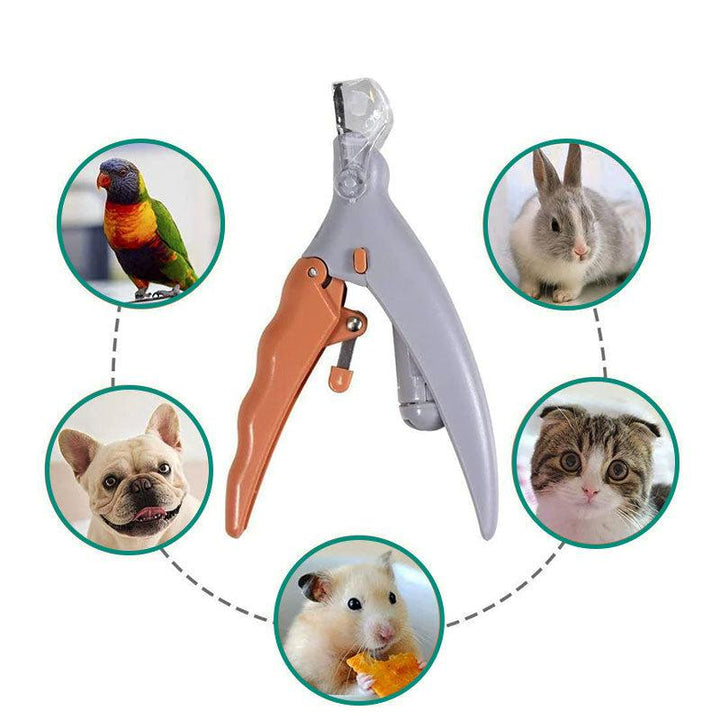 Detail van de PawGuard Pro hondennagelknipper: scherp mes en comfortabele grip voor veilige nagelverzorging.