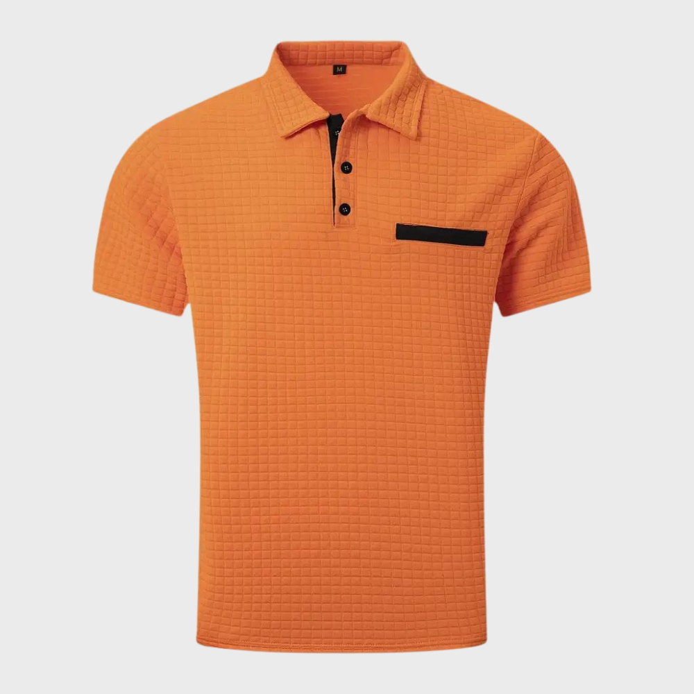Casual heren polo met knoopjes voor dagelijks gebruik