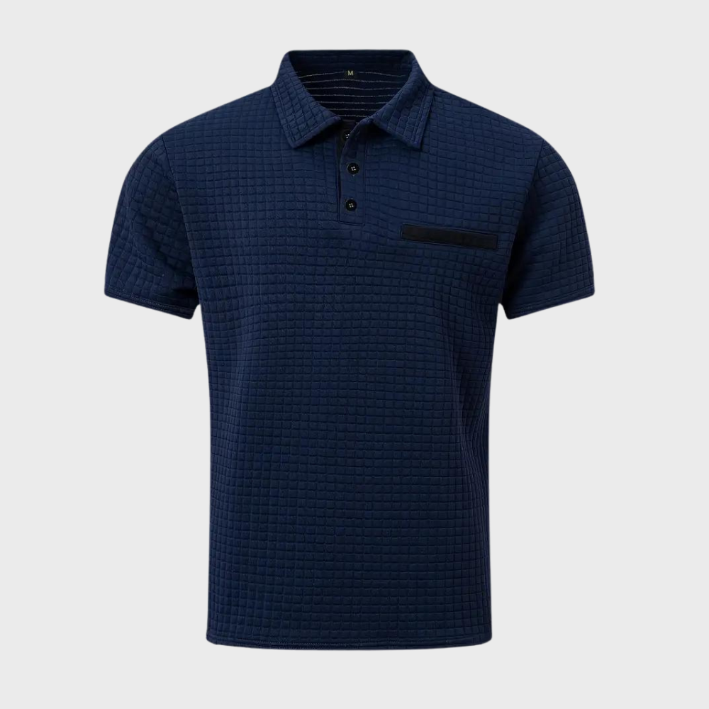 Klassiek herenmode poloshirt met comfortabele kraag