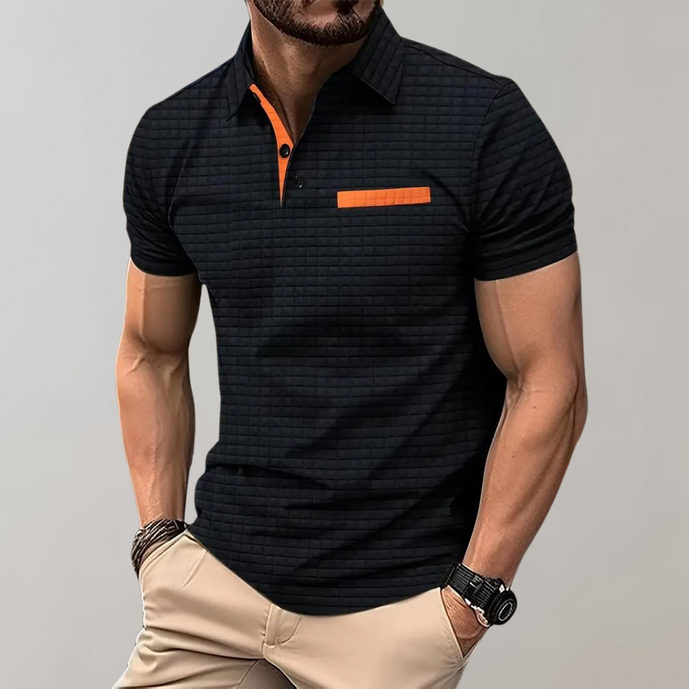Moderne heren polo voor een verzorgde casual uitstraling