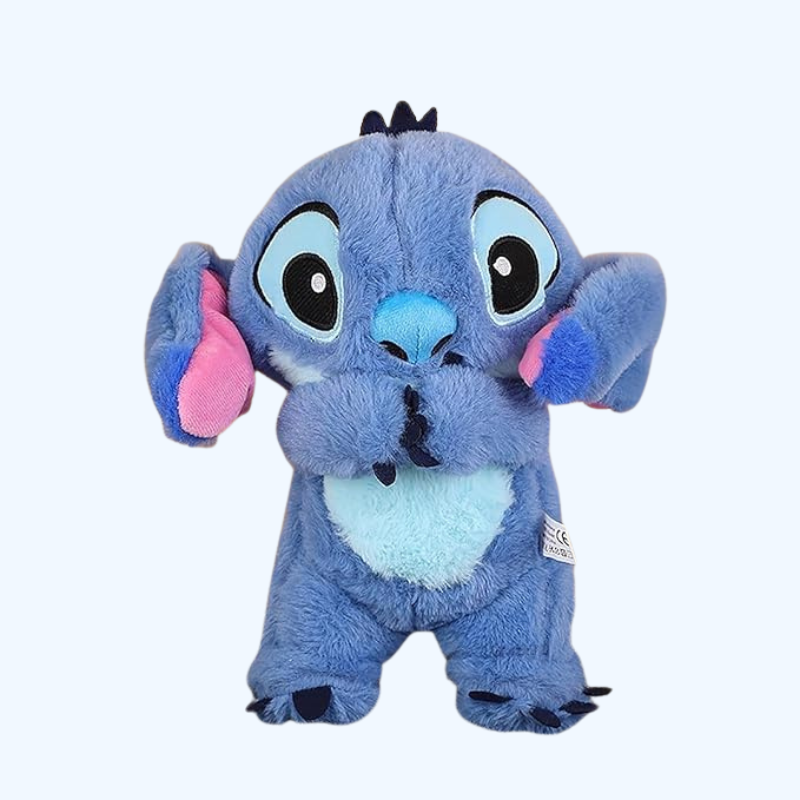 Rustgevende pluche knuffel voor kinderen, met ademhalingsbewegingen en nachtlichtje voor kalme slaap.
