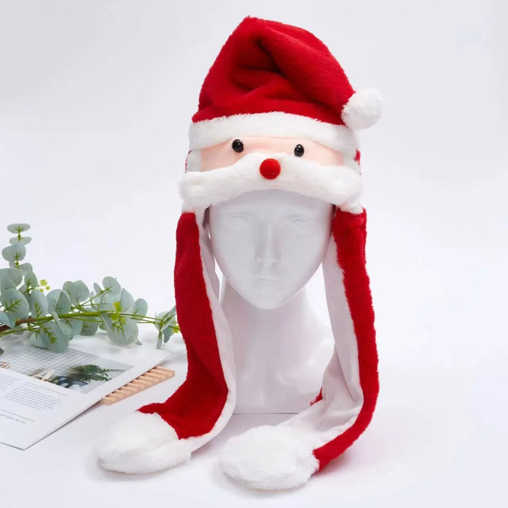 Unisex dierenmuts met knijpbare oortjes. Warm en schattig voor alle leeftijden.