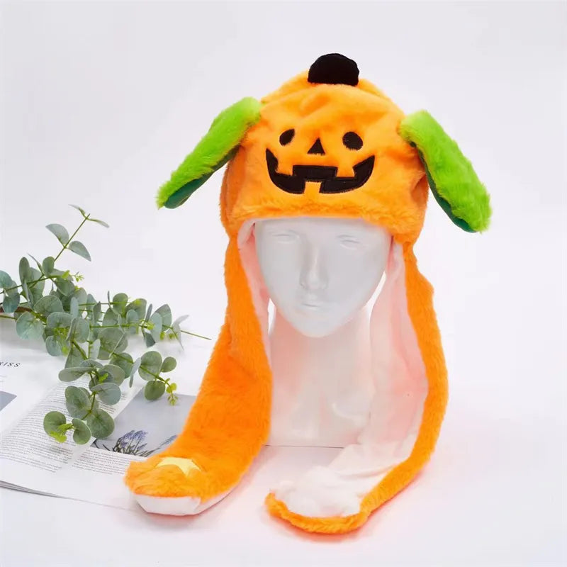 Pluche BunnyBounce konijnenmuts met bewegende oren. Geweldig voor verjaardagen.