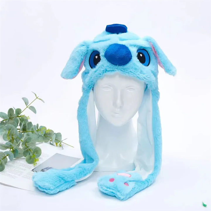 Interactieve pluche muts met beweegbare oortjes. De leukste dierenmuts voor jong en oud.