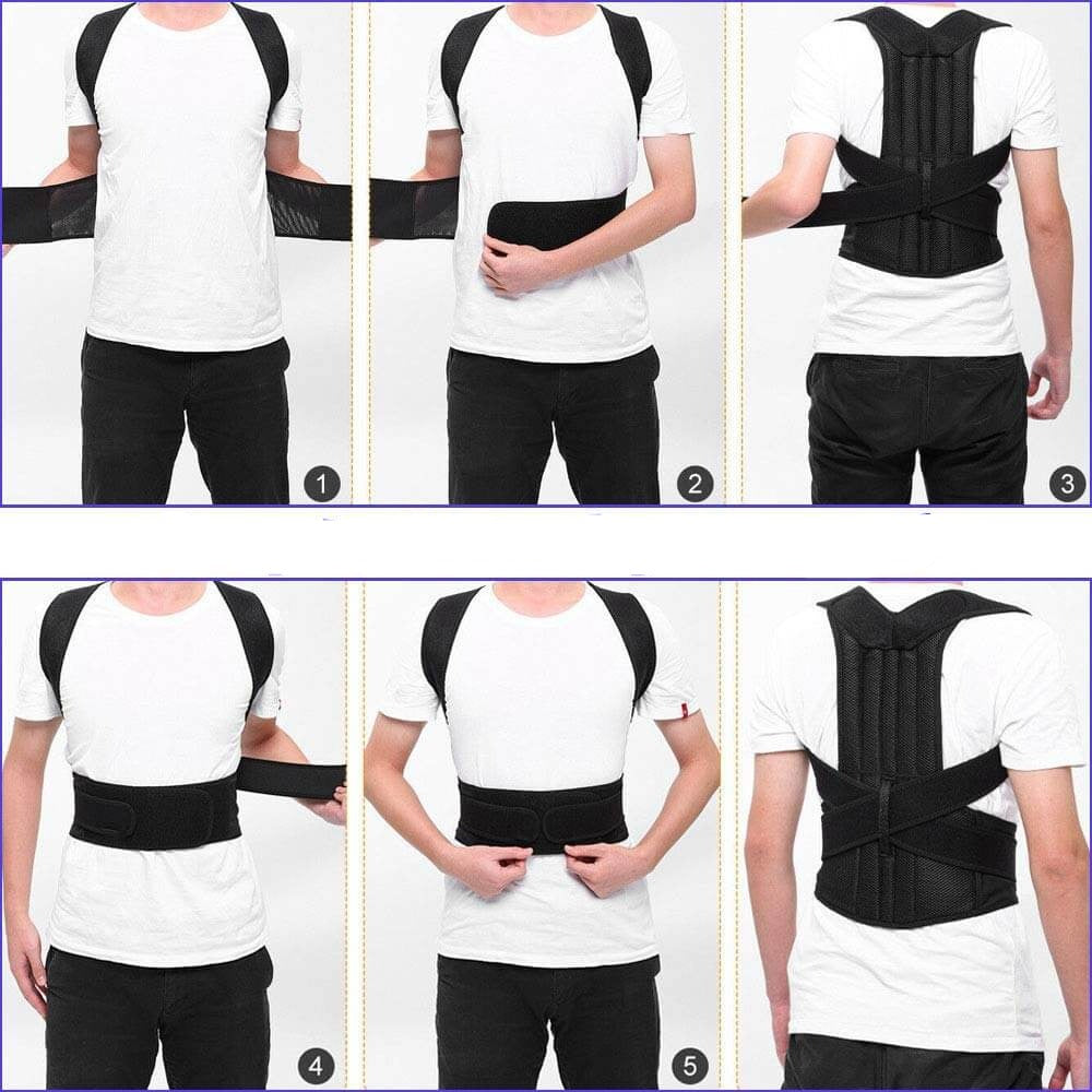 Ergonomische rugcorrector voor een rechte houding en minder rugklachten