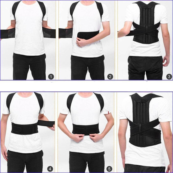 Ergonomische rugcorrector voor een rechte houding en minder rugklachten