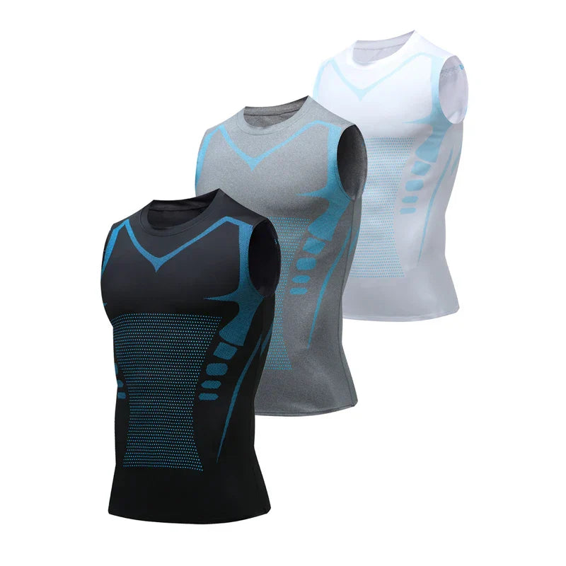 Modern heren shapingvest: PowerVest Vita voor een strakker figuur. Comfortabel, ademend corrigerend mannen ondergoed.