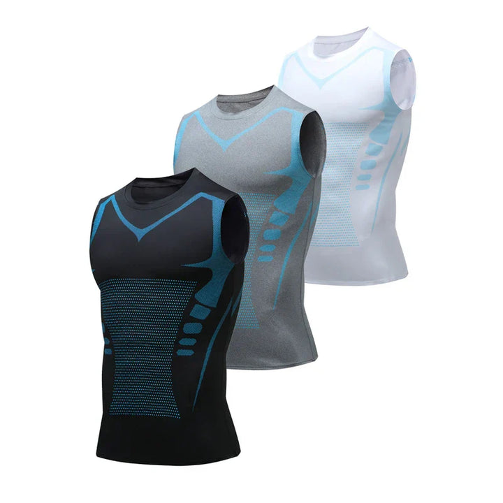 Modern heren shapingvest: PowerVest Vita voor een strakker figuur. Comfortabel, ademend corrigerend mannen ondergoed.