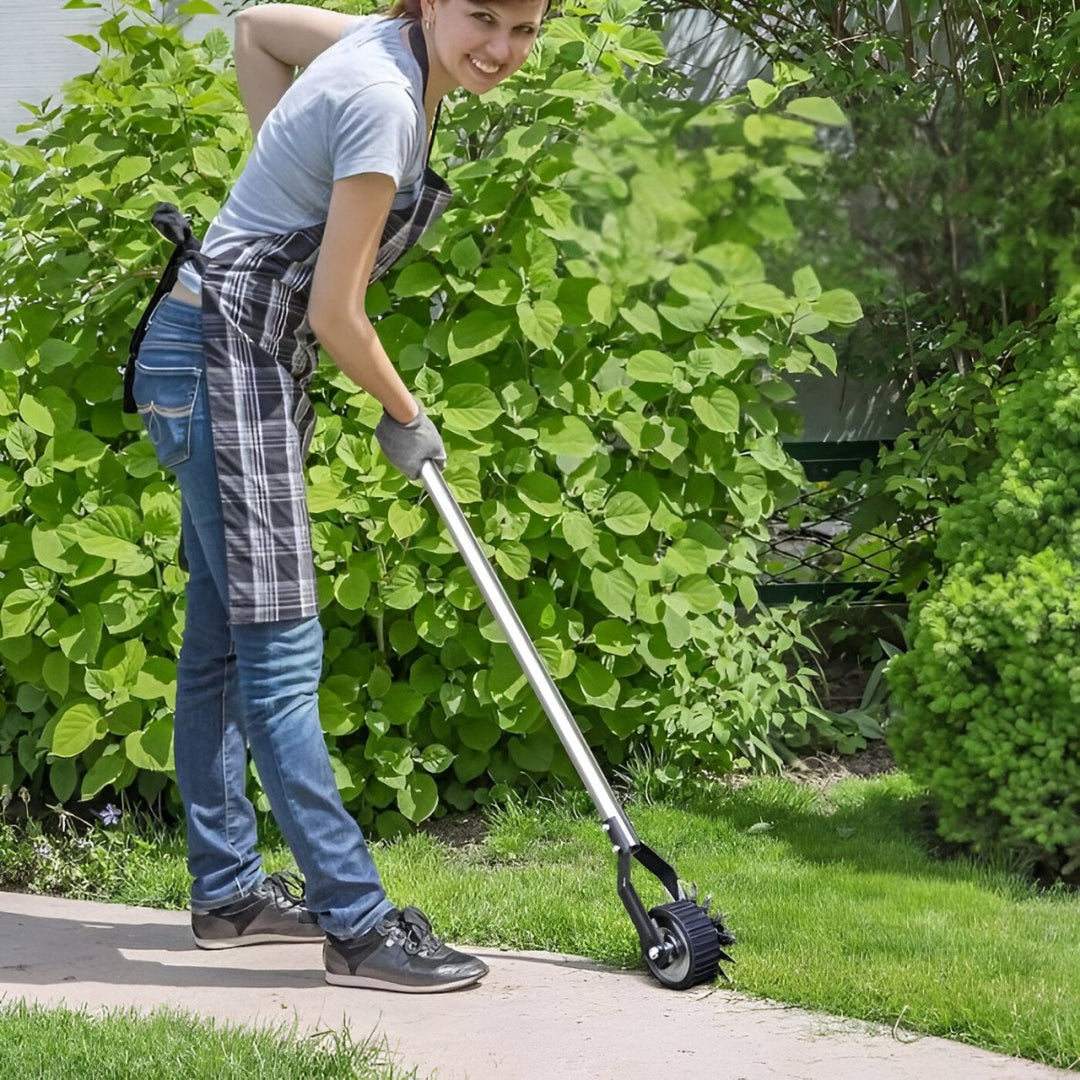 ProCut graskantafwerker voor perfecte tuinranden, essentieel tuingereedschap voor gazononderhoud.
