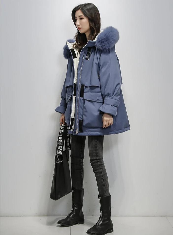 Modieuze winterjas dames, thermisch en warm, voor een elegante uitstraling en bescherming.