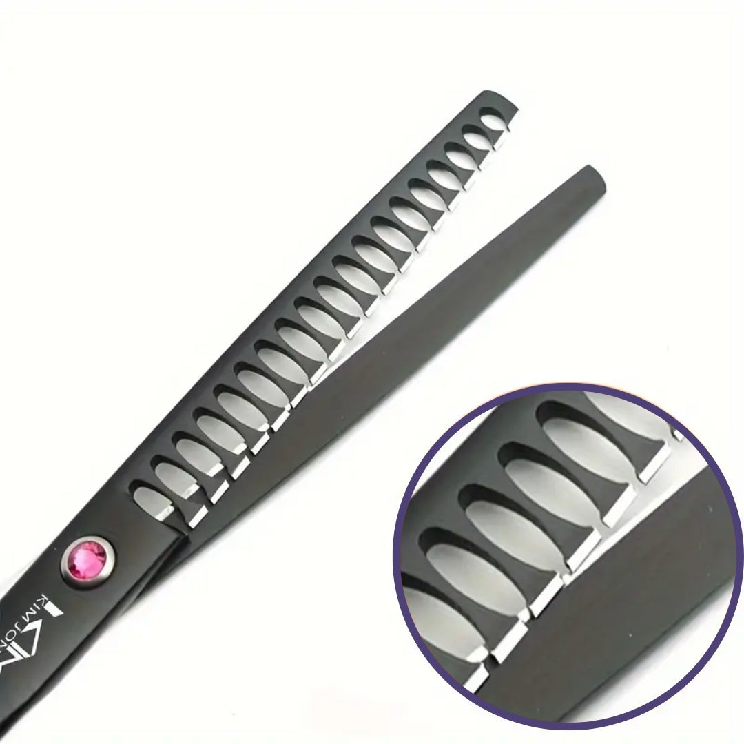 De complete hondentrimset PrecisionPaw, een essentieel hulpmiddel voor professionele huisdier vachtverzorging thuis.