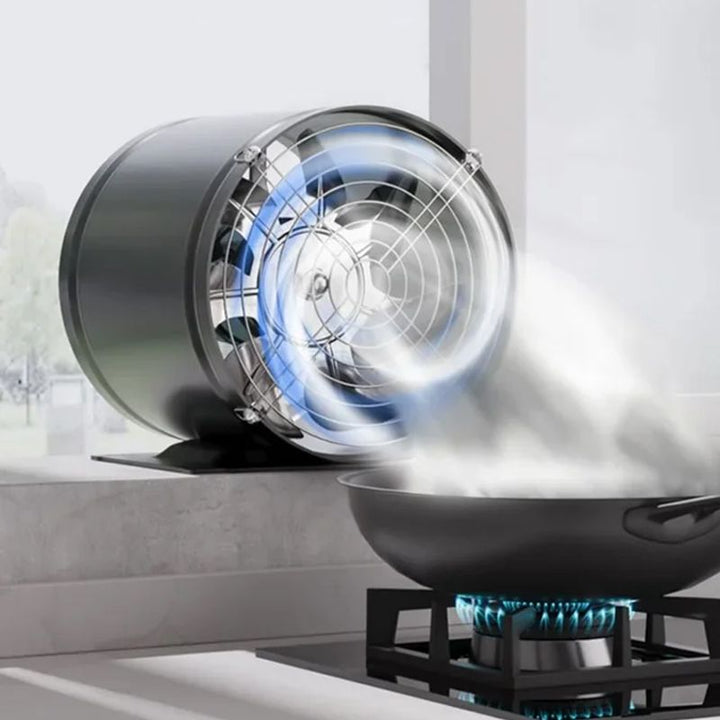 PureVent keuken afzuigventilator, stil en krachtig, voor frisse lucht en optimale kookafzuiging.
