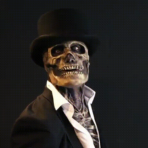 Horror skelet masker met gedetailleerde zichtbare hersenen, een eng latex Halloween accessoire voor volwassen griezels.