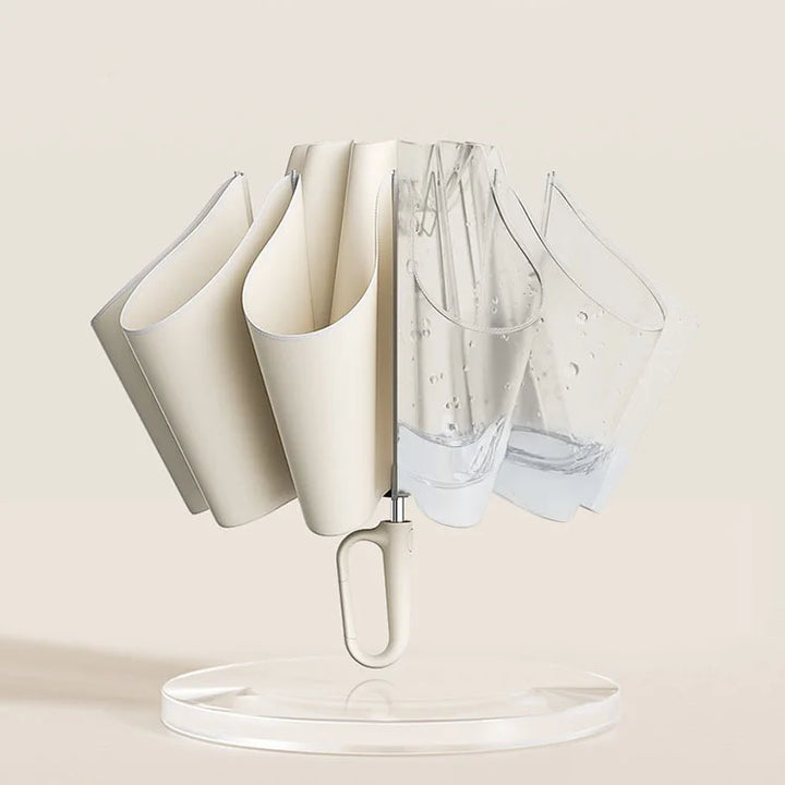 Veilige reflecterende paraplu, windbestendig en compact, voor droog blijven outdoor.
