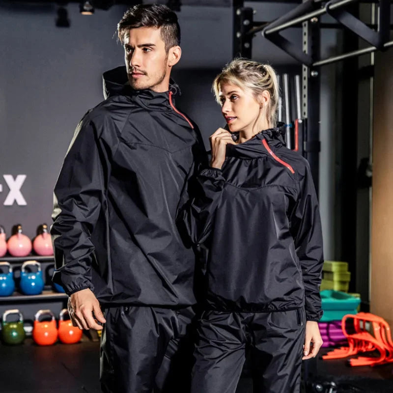 Remo uniseks trainingspak met capuchon en ritssluiting, ideaal voor sport & vrije tijd.