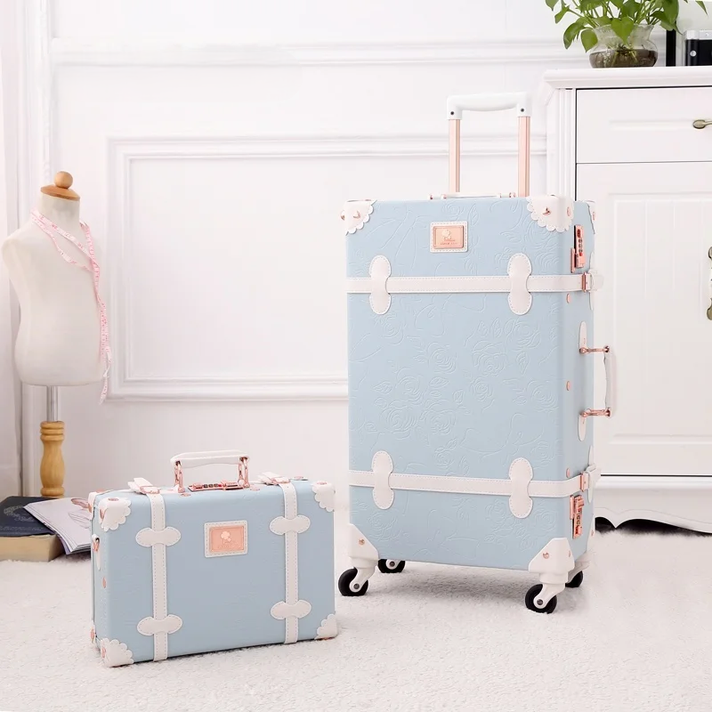 Retro hardschalen kofferset Valencia voor stijlvolle en luxe reizen. Perfecte vintage bagage.