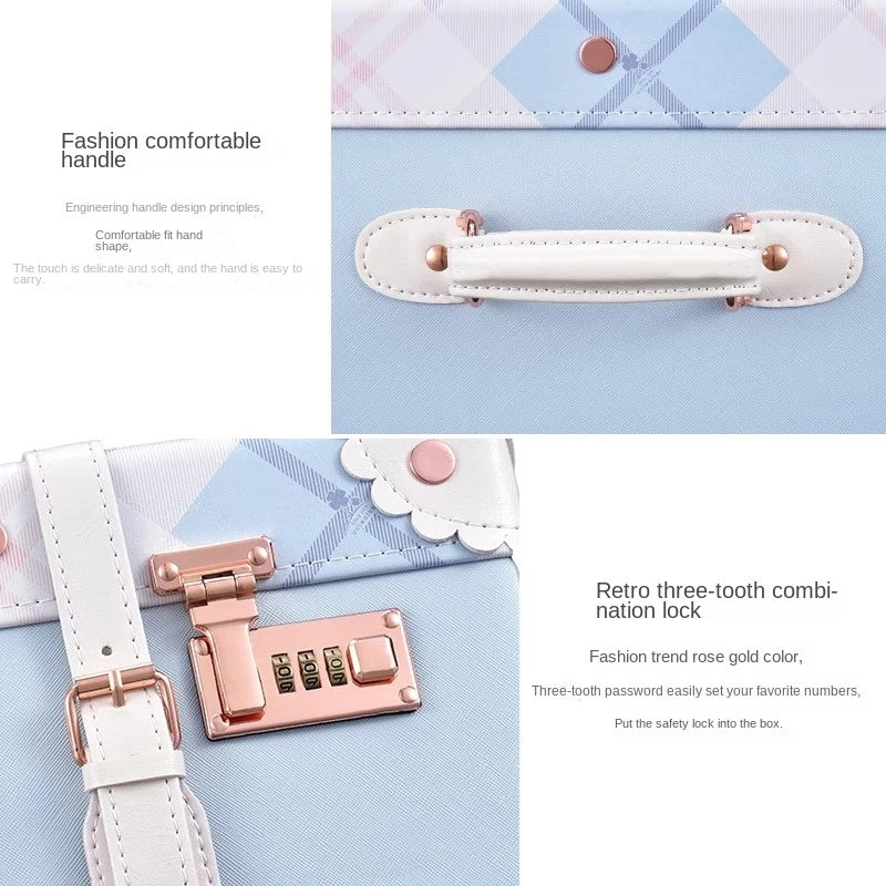 Luxe retro kofferset, compleet met diverse formaten. Ideaal voor korte en lange vakanties.